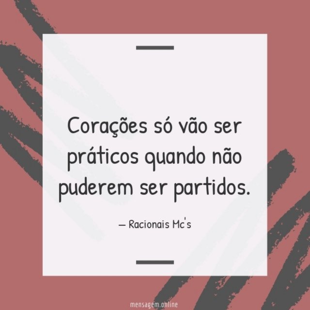Corações só vão ser práticos
