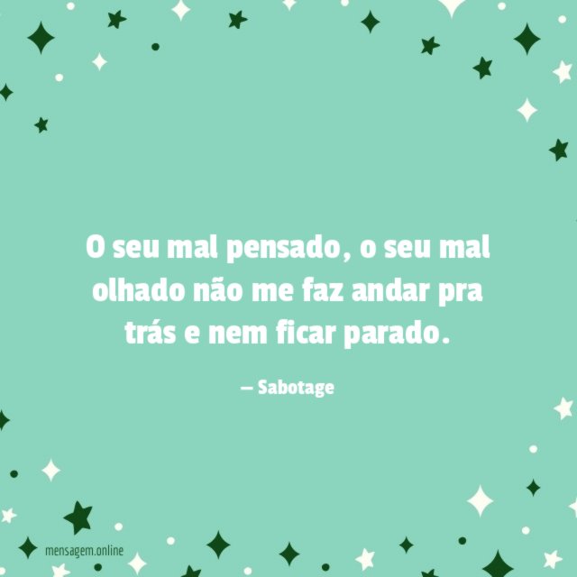 O seu mal pensado