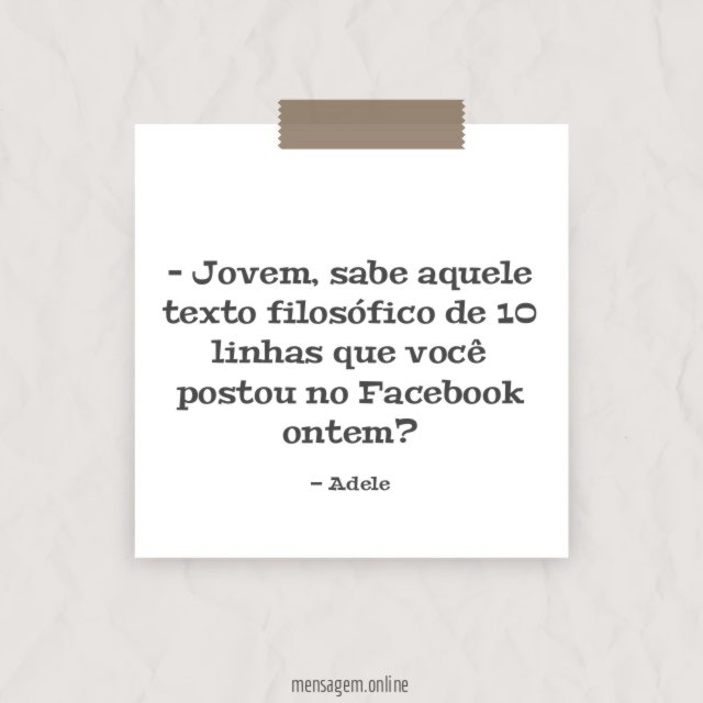 Texto filosófico de 10 linhas