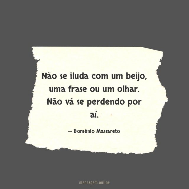 Não se iluda com um beijo