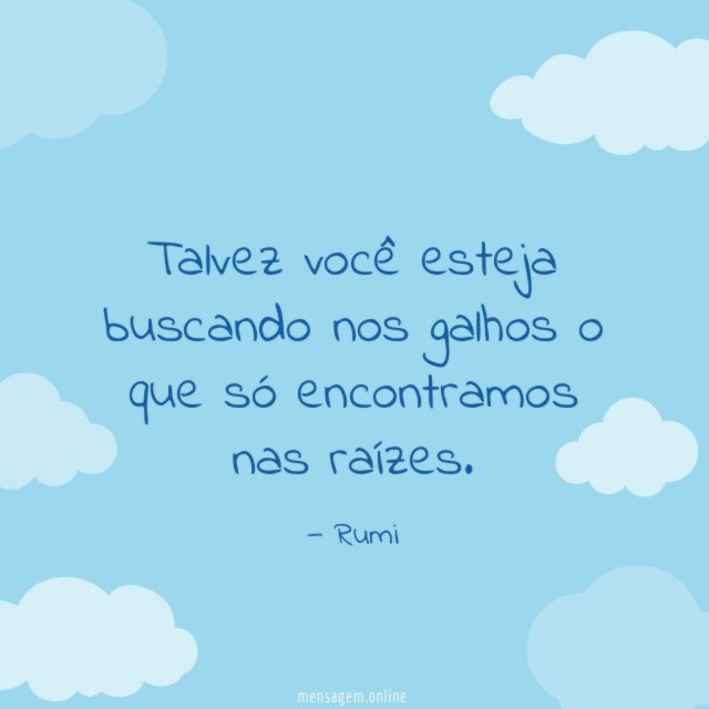 Encontramos nas raízes