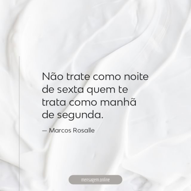 Não trate como noite