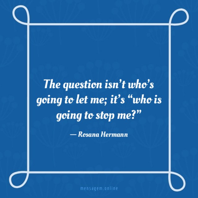 The question isn’t who’s