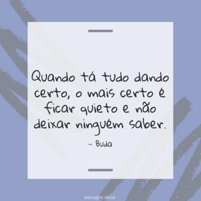 Não deixar ninguém saber