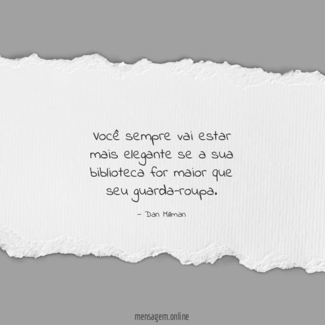 Você sempre vai estar
