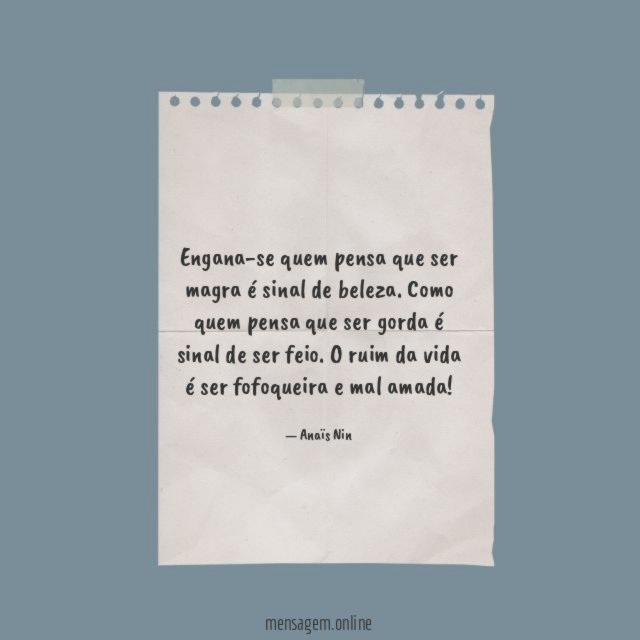 Engana-se quem pensa que