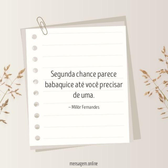 Segunda chance parece