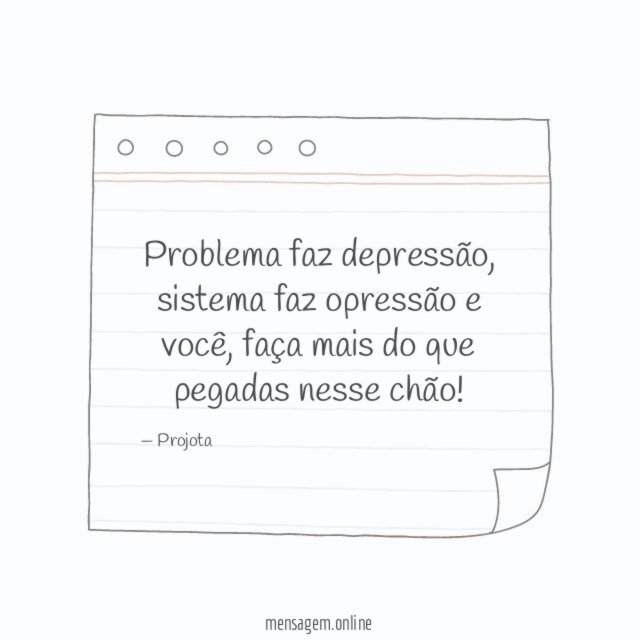 Problema faz depressão