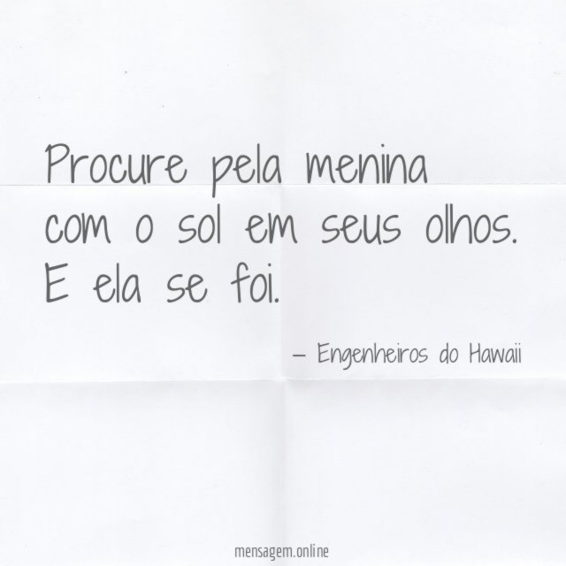 Procure pela menina