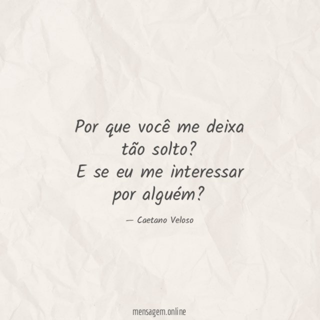 Me deixa tão solto