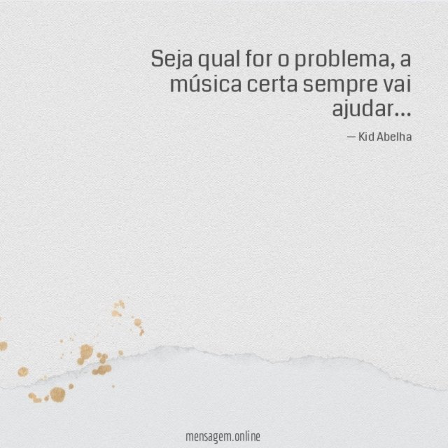 Seja qual for o problema