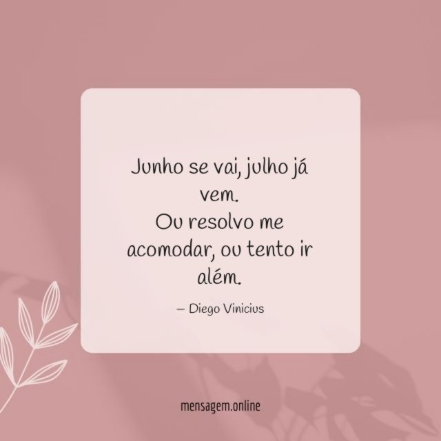 Ou resolvo me acomodar