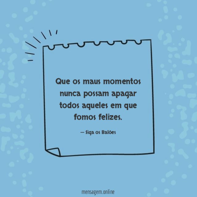 Que os maus momentos