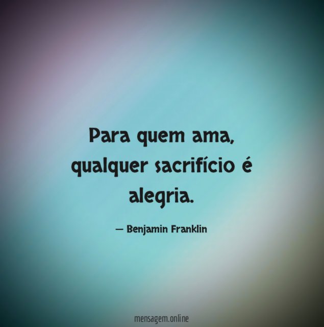 Para quem ama