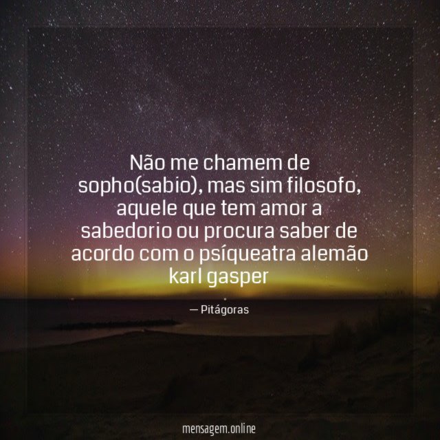Não me chamem de sopho(sabio)