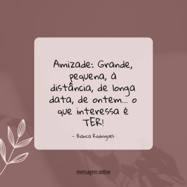 Amizade