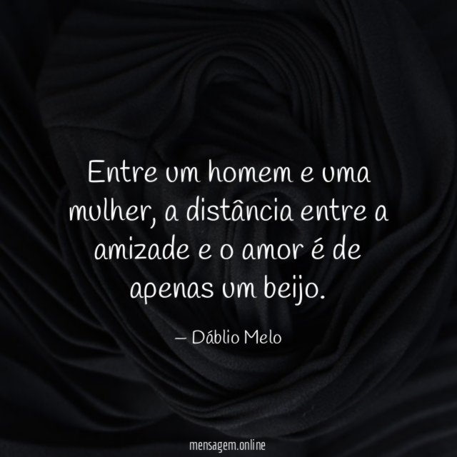 Entre um homem e uma mulher