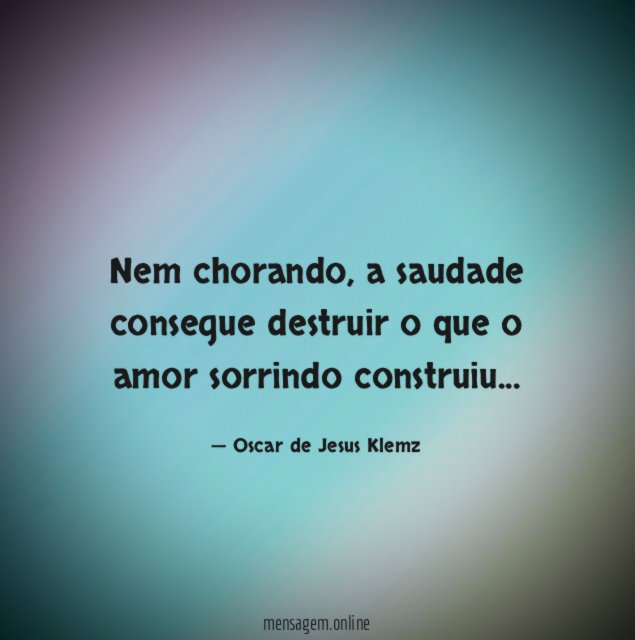 Nem chorando