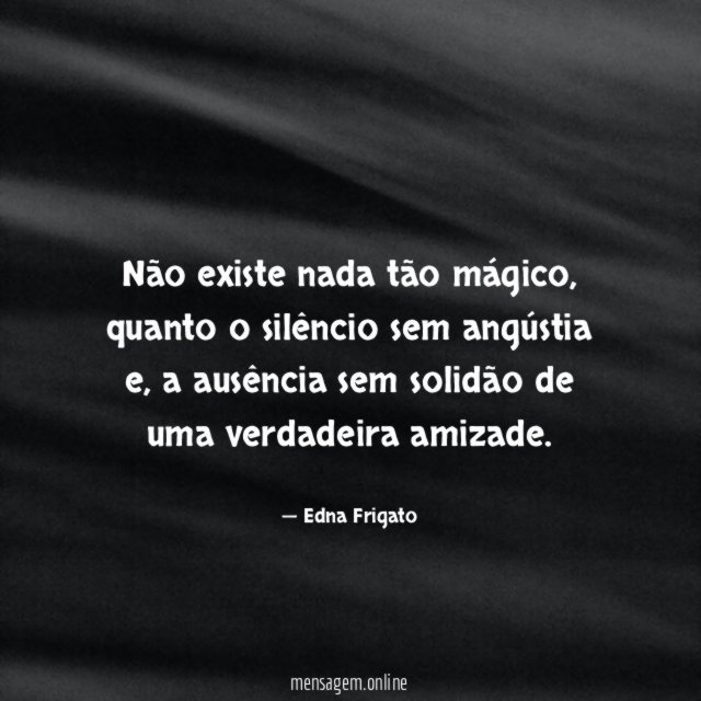 Não existe nada tão mágico