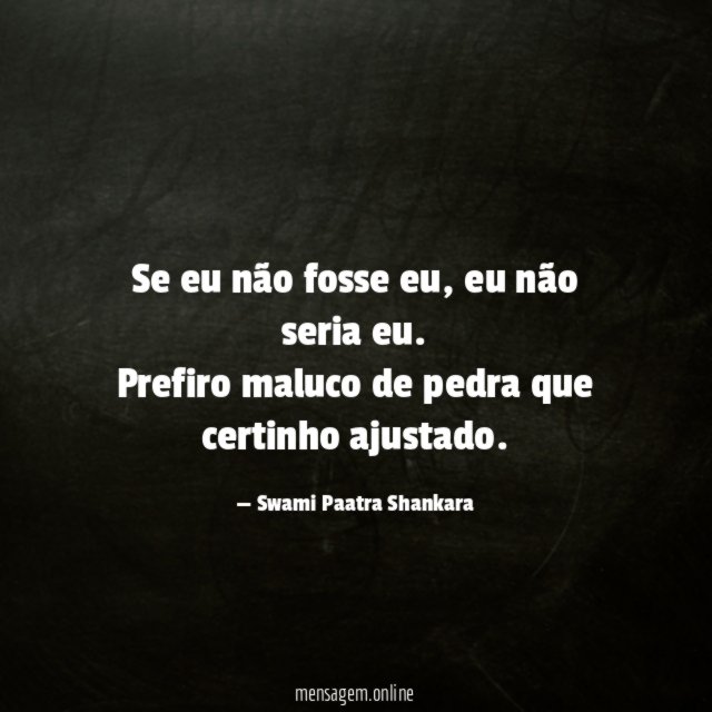 Se eu não fosse eu