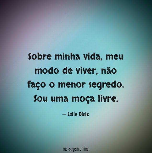 Sobre minha vida