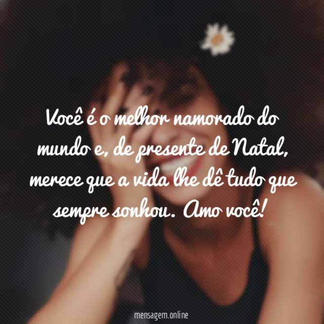 O presente de Natal para o melhor dos namorados
