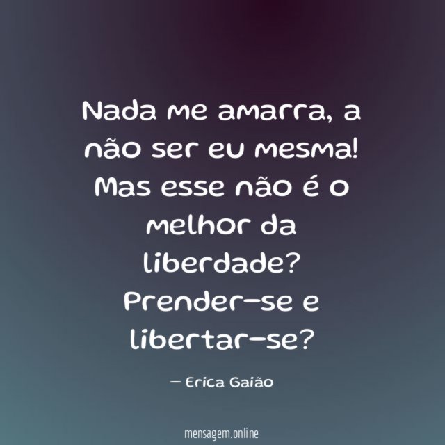 Nada me amarra