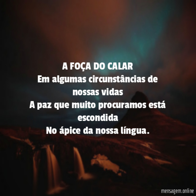 A FOÇA DO CALAR