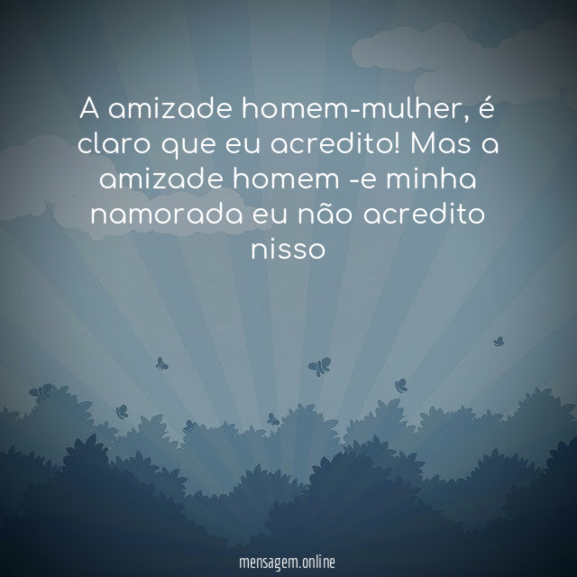 A amizade homem-mulher