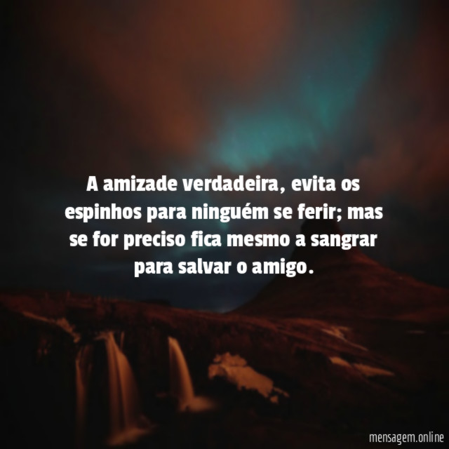 A amizade verdadeira