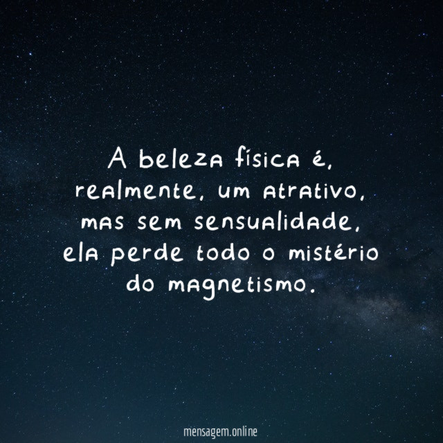 A beleza física é