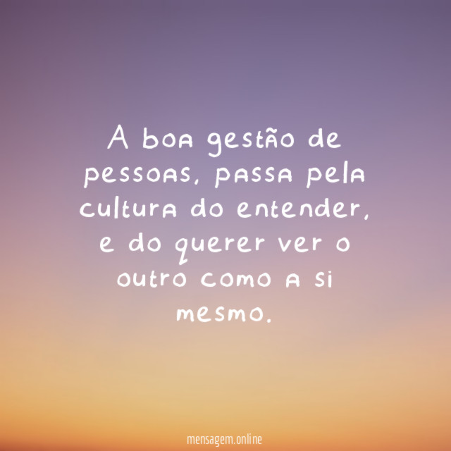 A boa gestão de pessoas