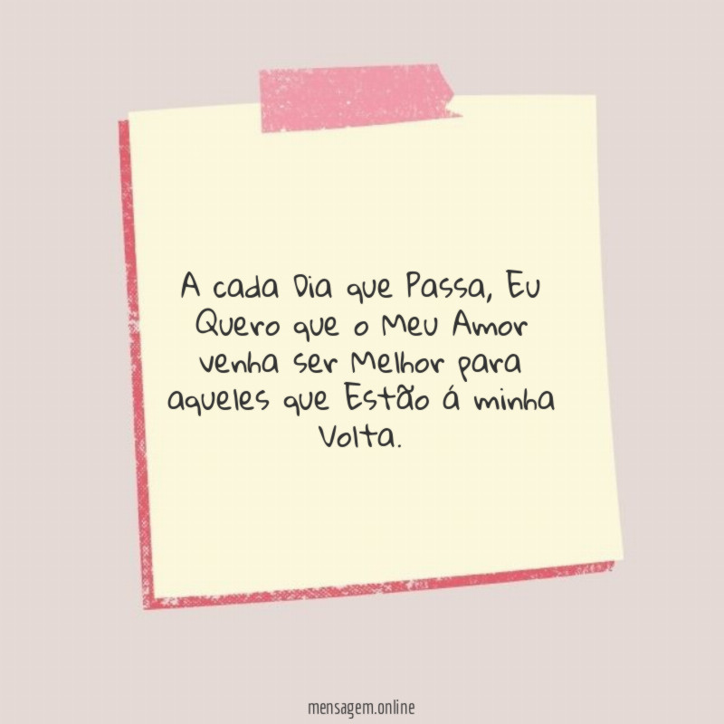 A cada Dia que Passa