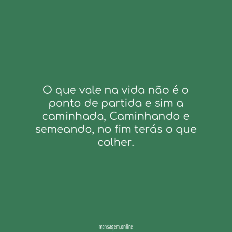 A caminhada