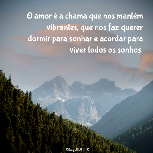 A chama do amor
