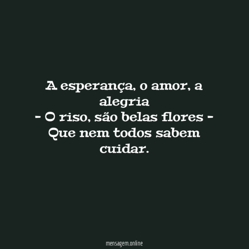 A esperança