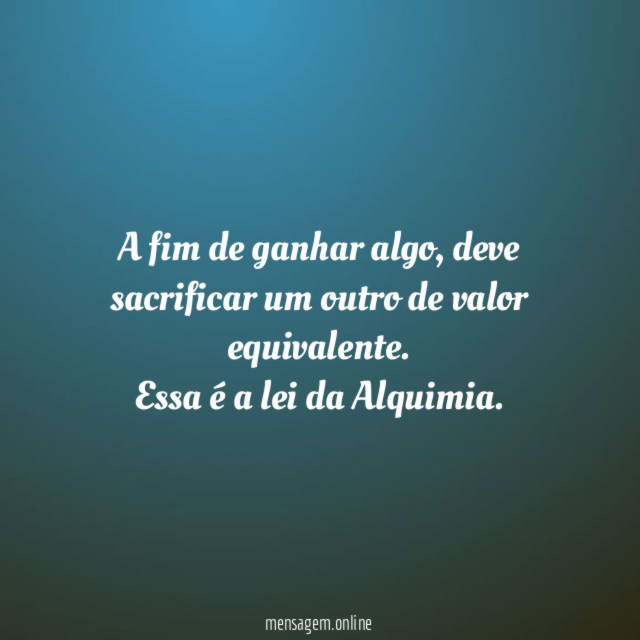 A fim de ganhar algo