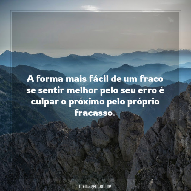 A forma mais fácil de um fraco se