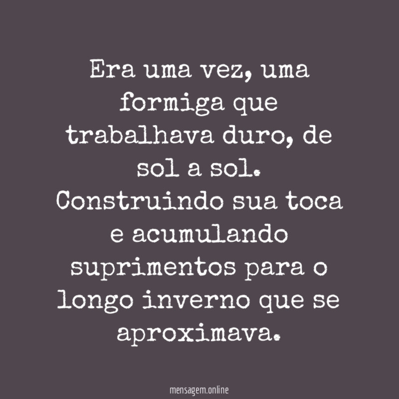 A FORMIGA E O GAFANHOTO