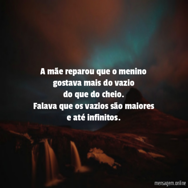 A mãe reparou que o menino gostava mais do