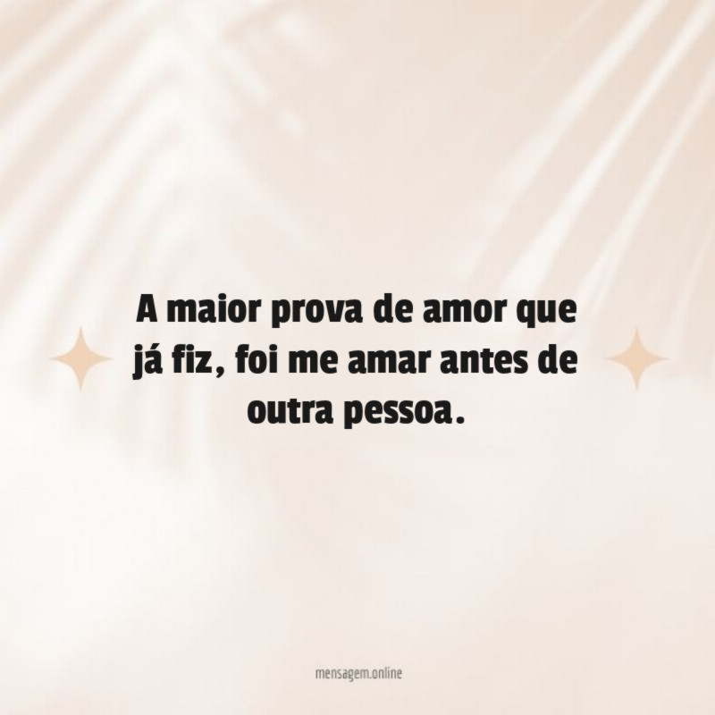 A maior prova de amor