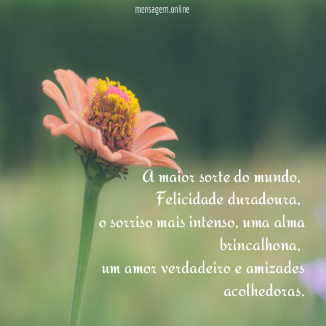 A maior sorte do mundo