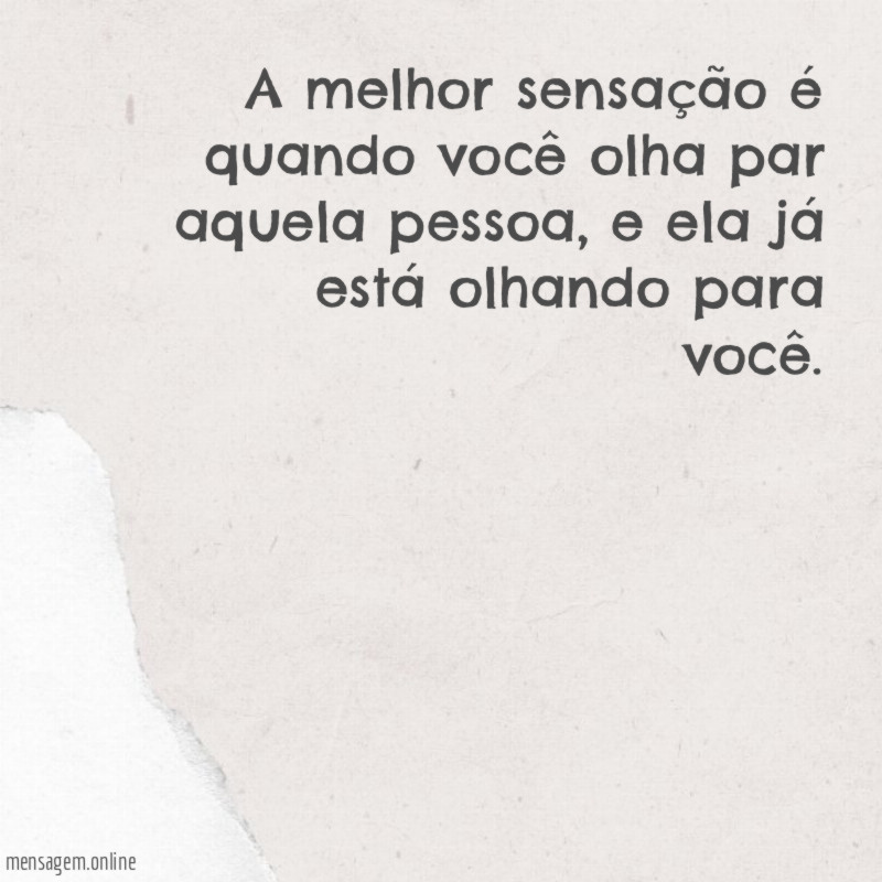 A melhor sensação