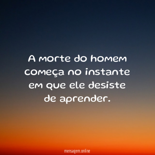 A morte do homem começa no instante em