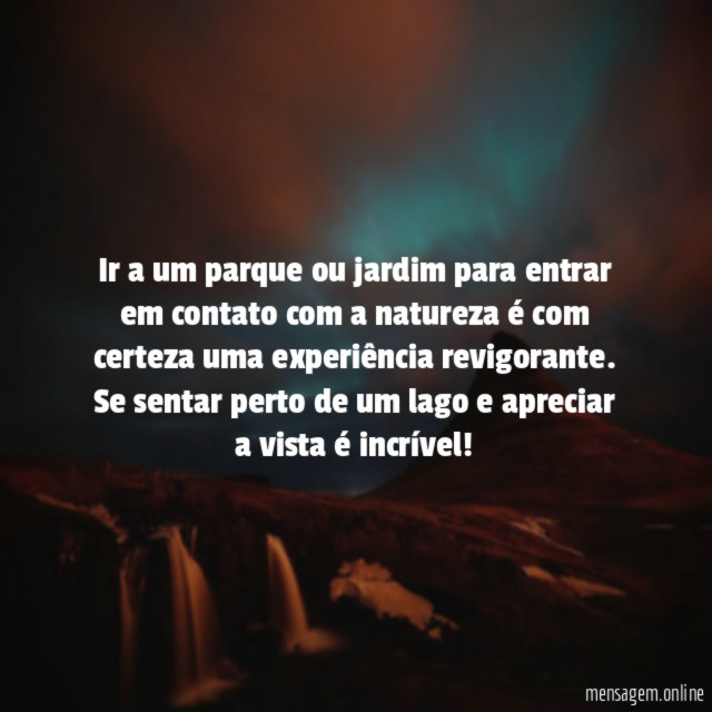 A natureza que nos cerca em todos os momentos