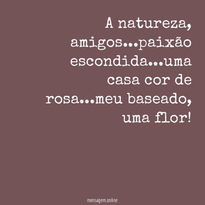 A natureza