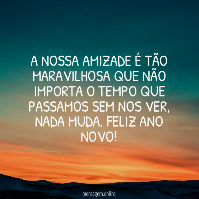 A nossa amizade é tão maravilhosa que não