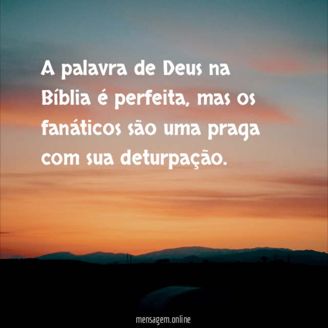 A palavra de Deus na Bíblia é perfeita