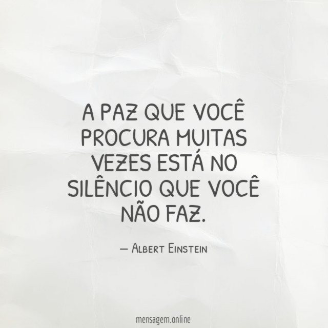 A paz que você procura muitas vezes está