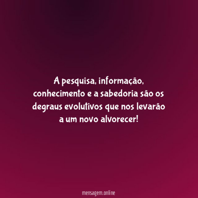 A pesquisa